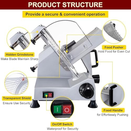 🔪 Electric Home Meat & Food Slicer – Effortless Precision Cutting 🍖