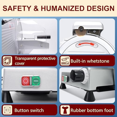 🔪 Electric Home Meat & Food Slicer – Effortless Precision Cutting 🍖