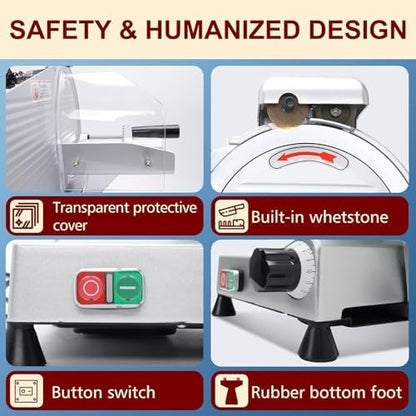 🔪 Electric Home Meat & Food Slicer – Effortless Precision Cutting 🍖