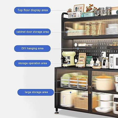 🏡 5-Tier Kitchen Storage Rack – Stylish & Space-Saving Organization 🍴