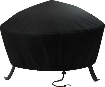 🔥 Heavy-Duty Round Fire Pit Cover – Protect Your Outdoor Fire Pit Year-Round 🌦️