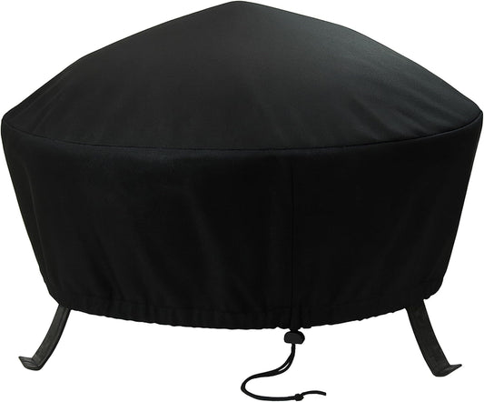 🔥 Heavy-Duty Round Fire Pit Cover – Protect Your Outdoor Fire Pit Year-Round 🌦️