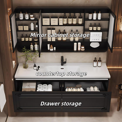 🛁 Modern 40" Single Bathroom Vanity with Storage 🌿✨ – Sleek & Stylish Upgrade for Your Bathroom