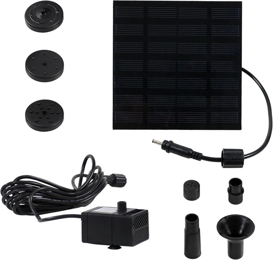 ☀️ Mini Solar Water Fountain Pump – Eco-Friendly Garden Decor 💧