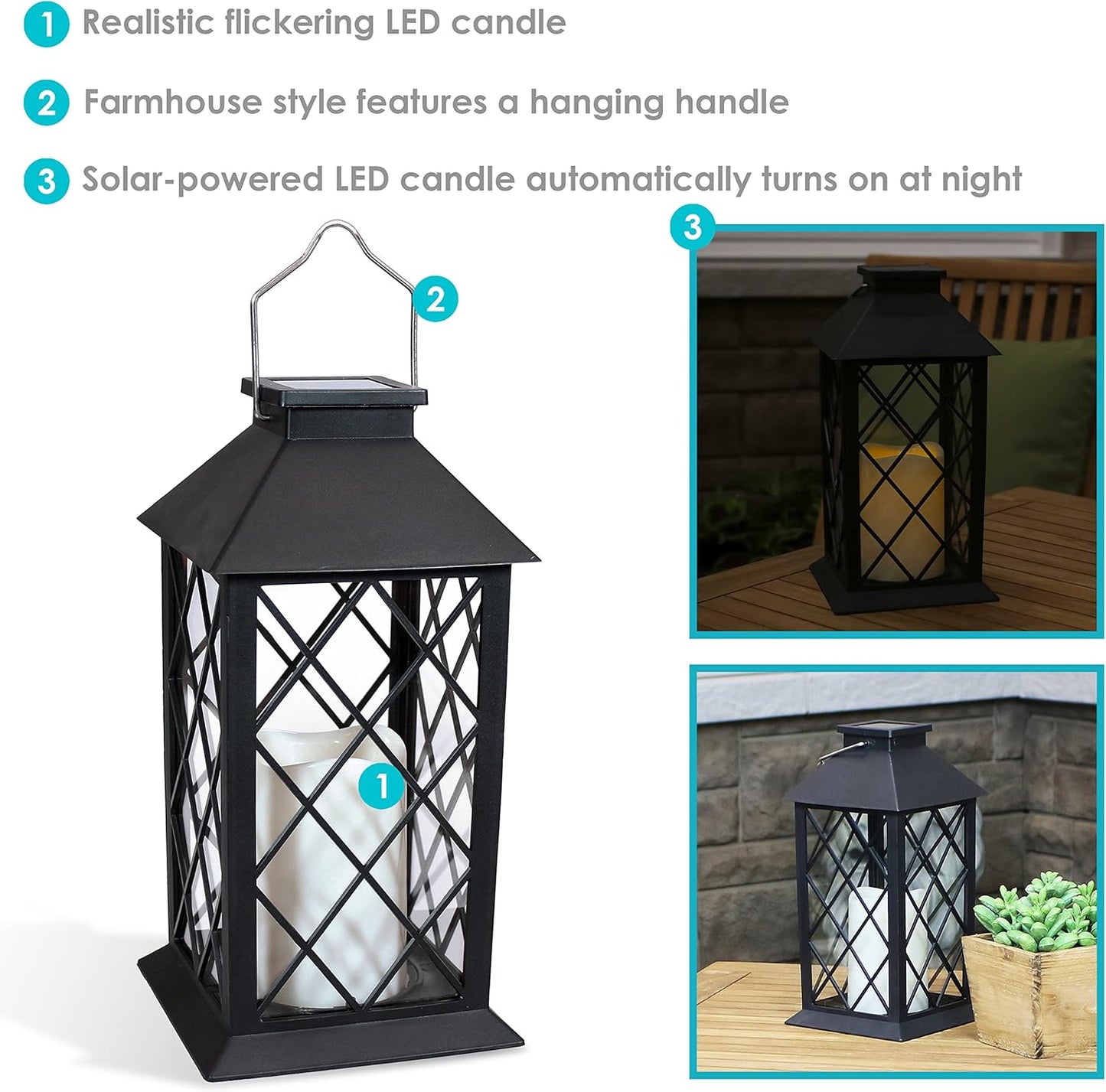 ✨ Stylish Garden Lantern – Perfect for Outdoor Ambiance & Cozy Evenings 🌿