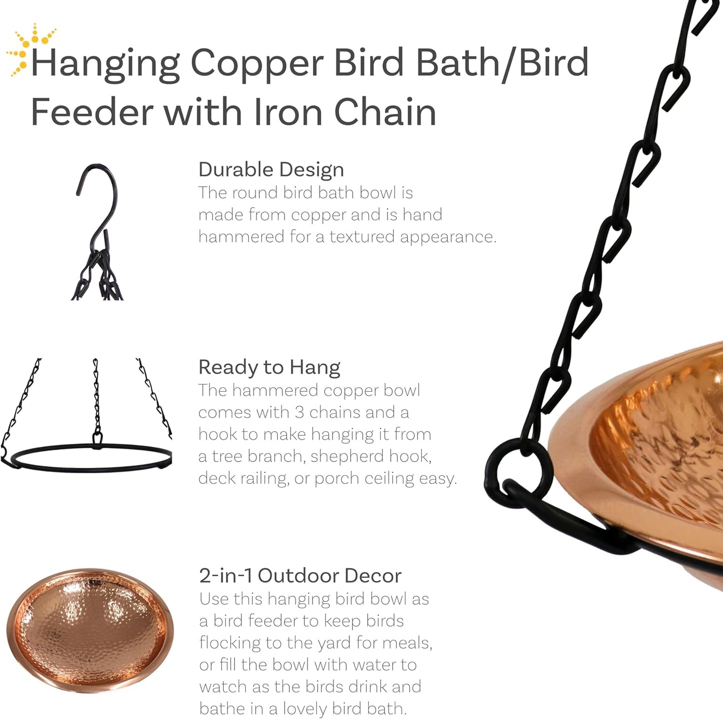 🕊️ Hanging Bird Feeder – Handmade Rustic Style for a Cozy Backyard 🌳