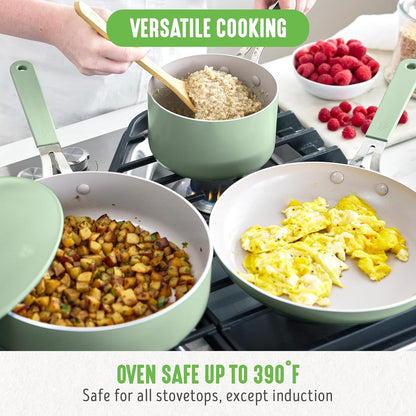 ✨ Durable Nonstick Pan Set – Cook Healthy & Delicious Meals Every Day 🏡