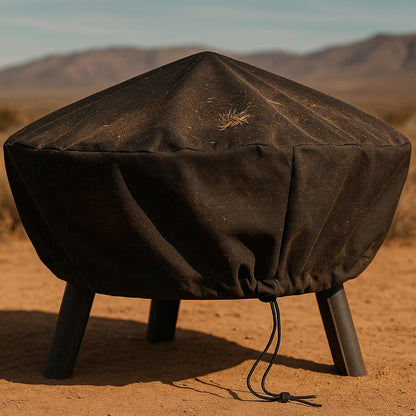 🔥 Heavy-Duty Round Fire Pit Cover – Protect Your Outdoor Fire Pit Year-Round 🌦️