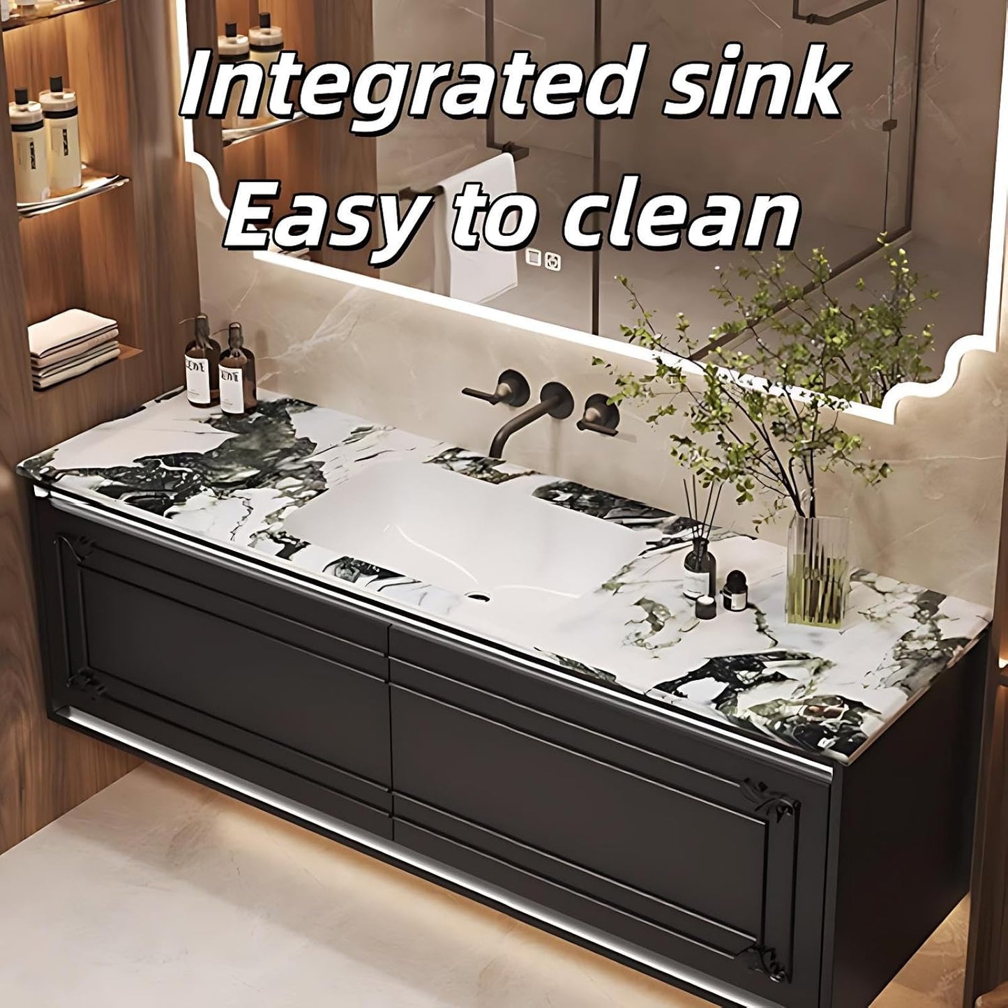 🛁 Modern 40" Single Bathroom Vanity with Storage 🌿✨ – Sleek & Stylish Upgrade for Your Bathroom