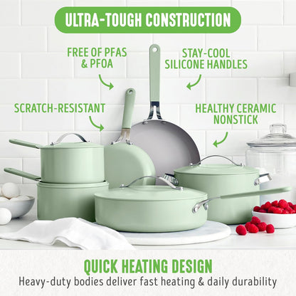 ✨ Durable Nonstick Pan Set – Cook Healthy & Delicious Meals Every Day 🏡